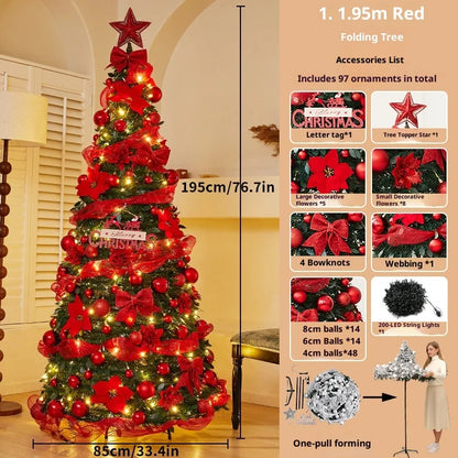 Compact wireless LED holiday tree from The Comfort Space