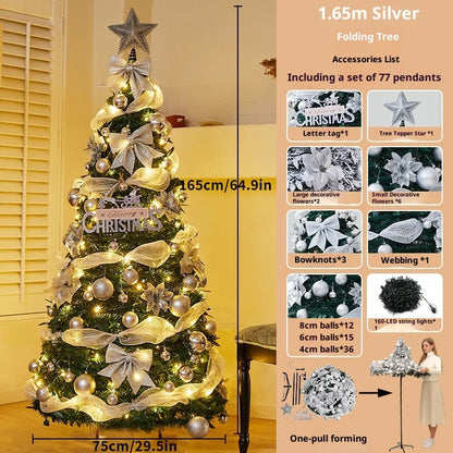Foldable wireless LED Christmas tree by The Comfort Space