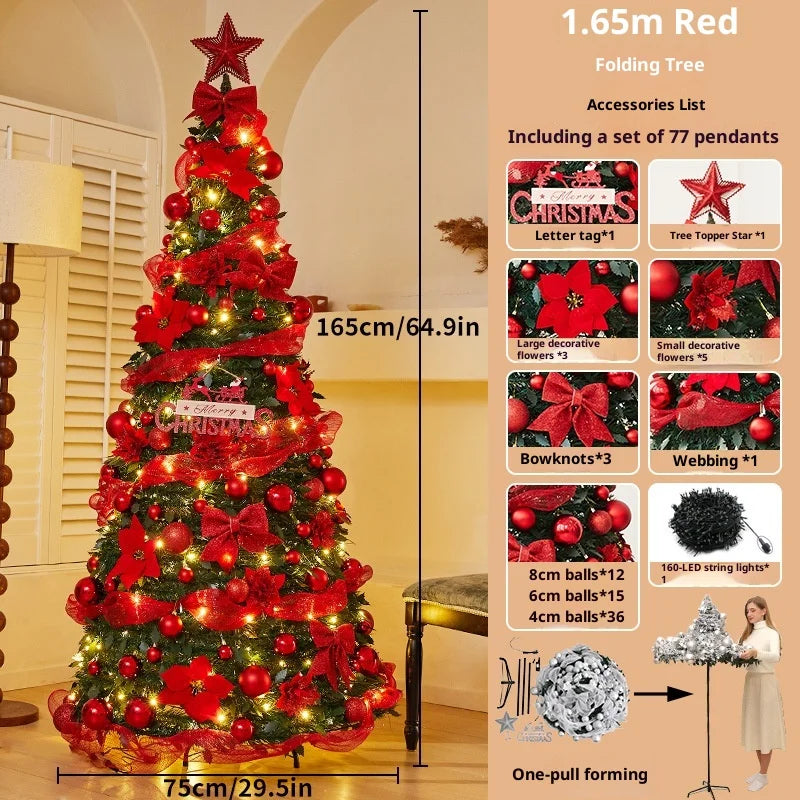 Premium space-saving Christmas tree for small apartments