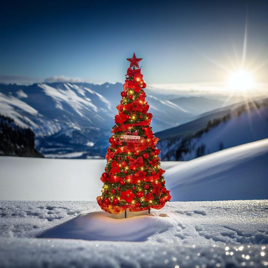 Foldable telescopic Christmas tree