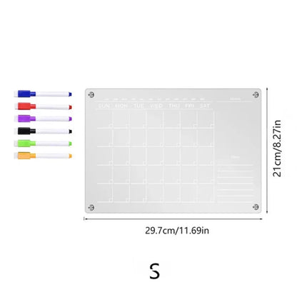 TCS™ Magnet Acrylic Calendar